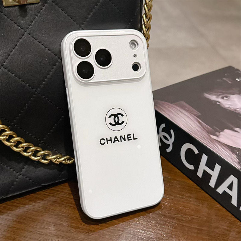 Funda para iPhone Classic Minimalist Luxe - Edición blanca brillante