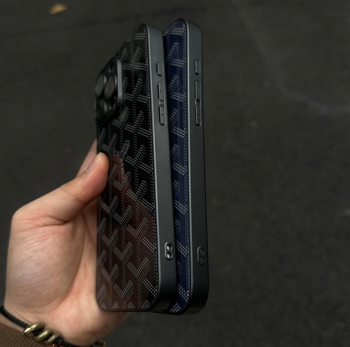 G-Y Luxury Geometric Monogram iPhone -kotelo