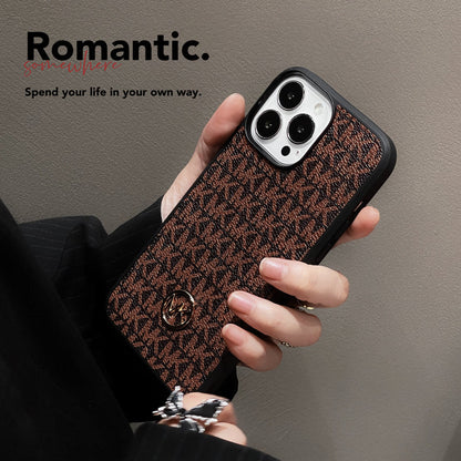 Luksusowe etui na iPhone'a Brown-MKK240603