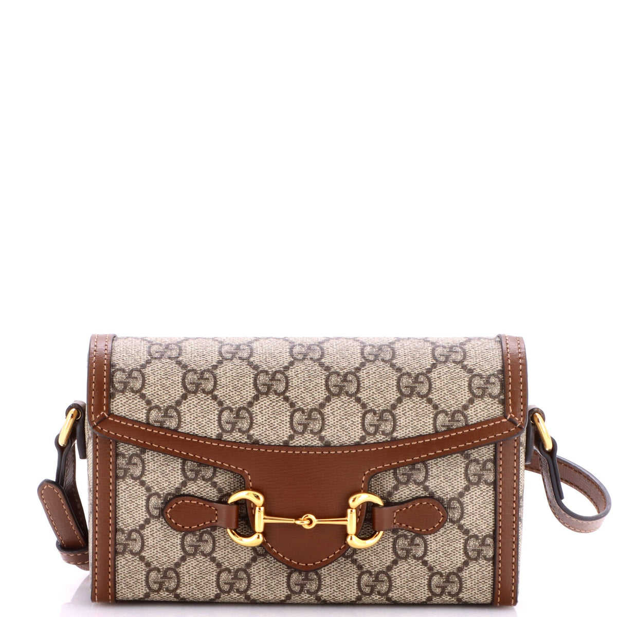 Horsebit 1955 Flap Crossbody Bag GG Coated Canvas Mini