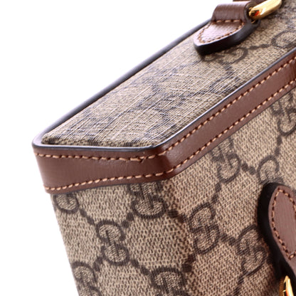 Horsebit 1955 Flap Crossbody Bag GG Coated Canvas Mini