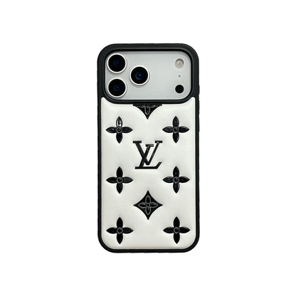 Funda de lujo para iPhone con diseño en relieve 3D