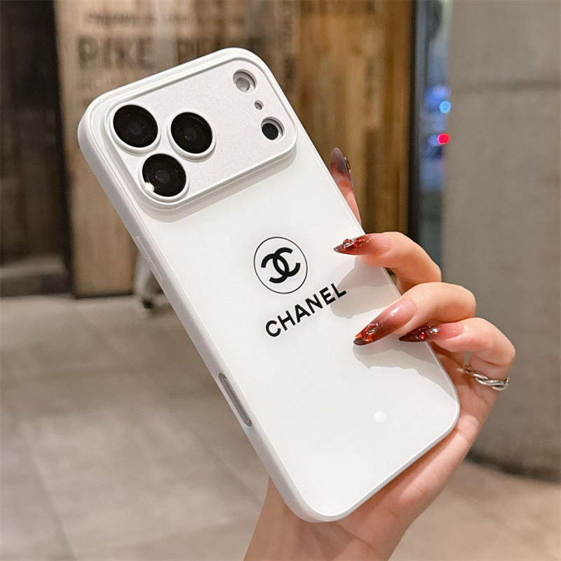 Funda para iPhone Classic Minimalist Luxe - Edición blanca brillante