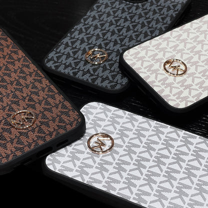 Luksusowe etui na iPhone'a Brown-MKK240603