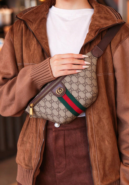 Vintage Monogram Web Belt Bag