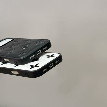 Funda de lujo para iPhone con diseño en relieve 3D