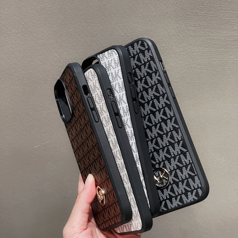 Luksusowe etui na iPhone'a Brown-MKK240603