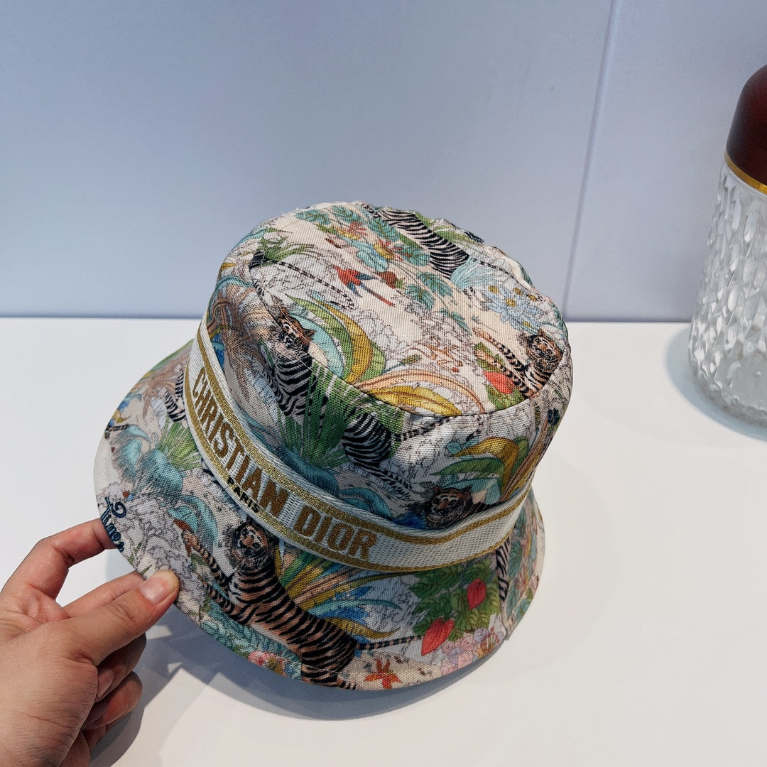 Klassisk vintage Jungle Tiger Bucket Hat
