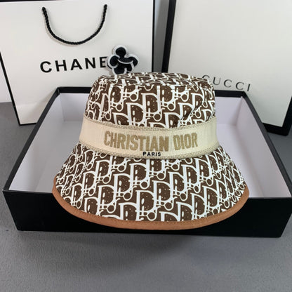Klassisk vintage broderet webbing bøttehat