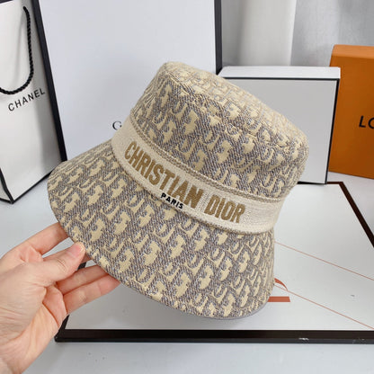 Vintage Oblique Logo Jacquard Bucket Hat miehille & naisille