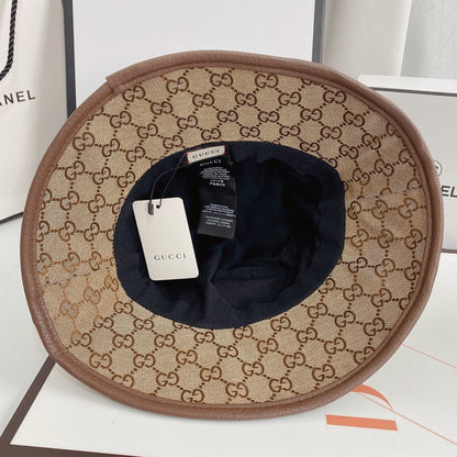 Klassinen GG Supreme Web Stripe Bucket Hat | Ylellinen suunnittelijahattu