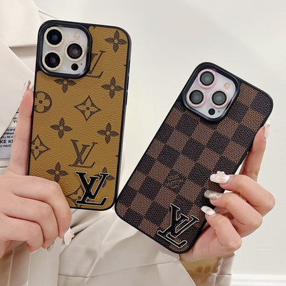 Só Lógó Dubh Cás iPhone Leathar