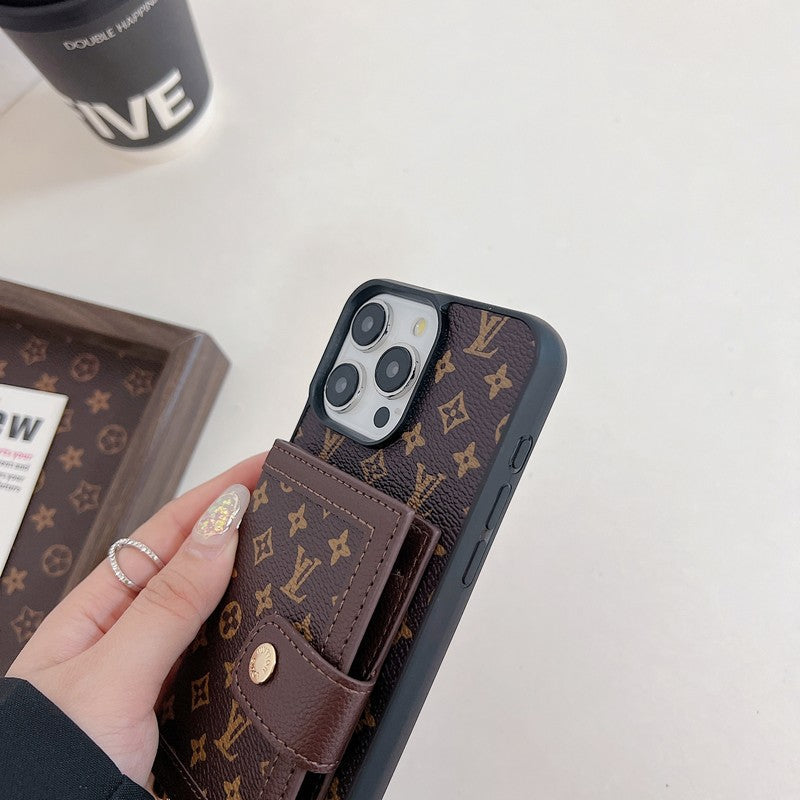 Luksusowe etui na karty Crossboday do iPhone'a