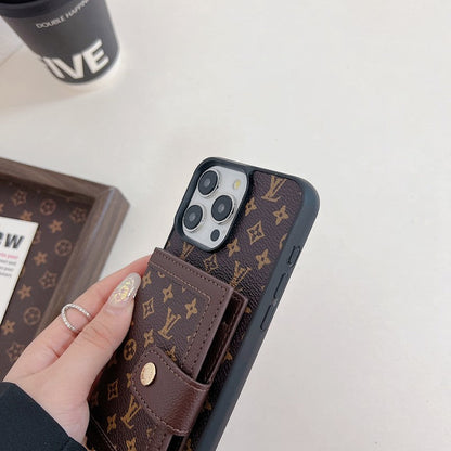 Luksusowe etui na karty Crossboday do iPhone'a
