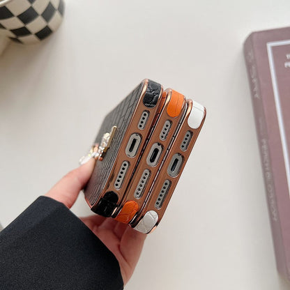 Saint Color Nahkainen Rose Gold iPhone-kuori