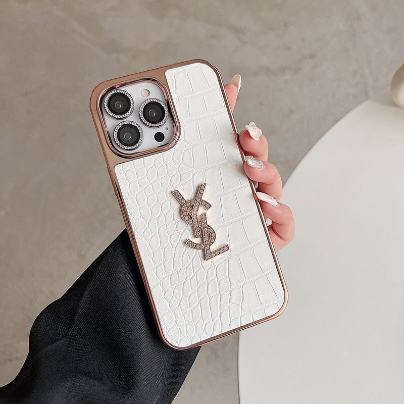Saint Color Nahkainen Rose Gold iPhone-kuori