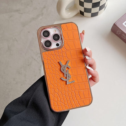 Saint Color Nahkainen Rose Gold iPhone-kuori