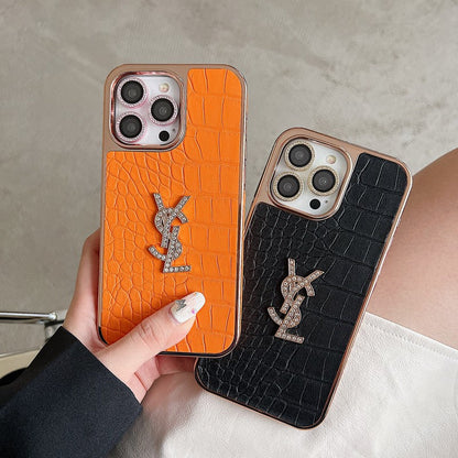 Saint Color Nahkainen Rose Gold iPhone-kuori