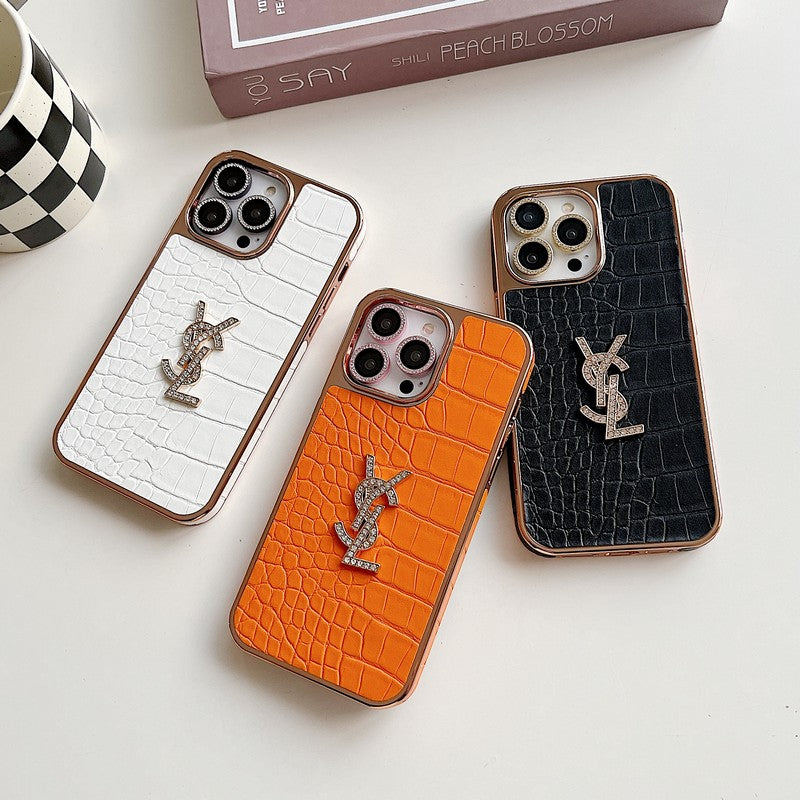 Saint Color Nahkainen Rose Gold iPhone-kuori