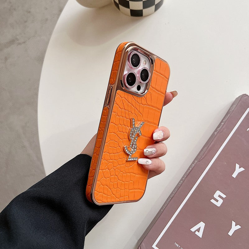 Saint Color Nahkainen Rose Gold iPhone-kuori