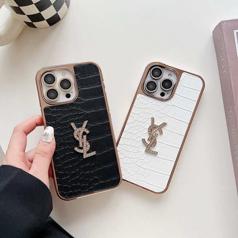 Saint Color Nahkainen Rose Gold iPhone-kuori