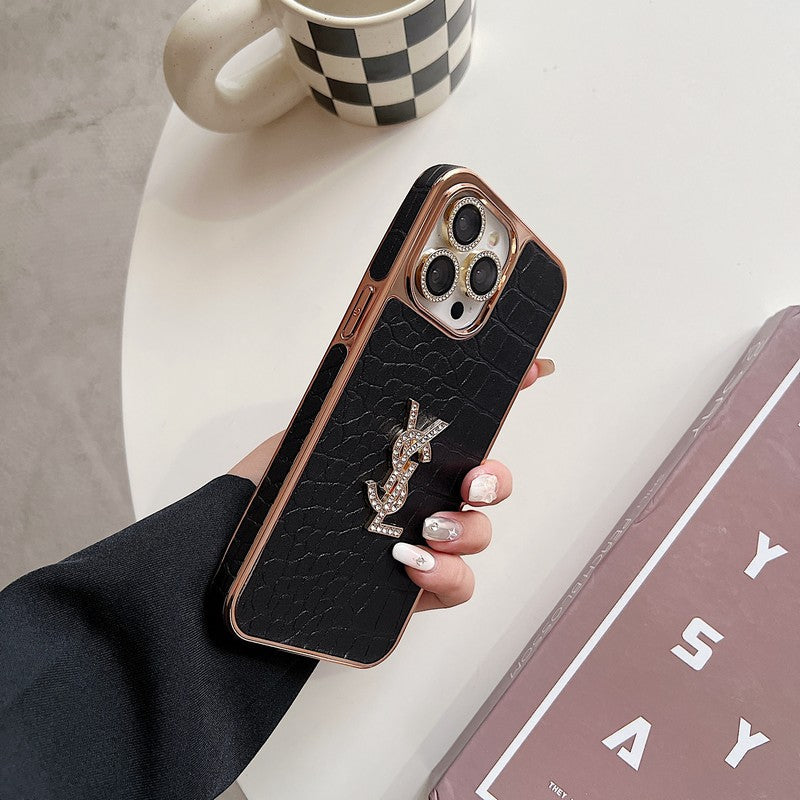 Saint Color Nahkainen Rose Gold iPhone-kuori