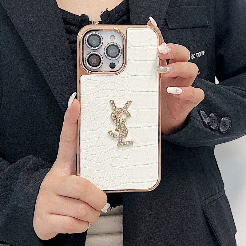 Saint Color Nahkainen Rose Gold iPhone-kuori