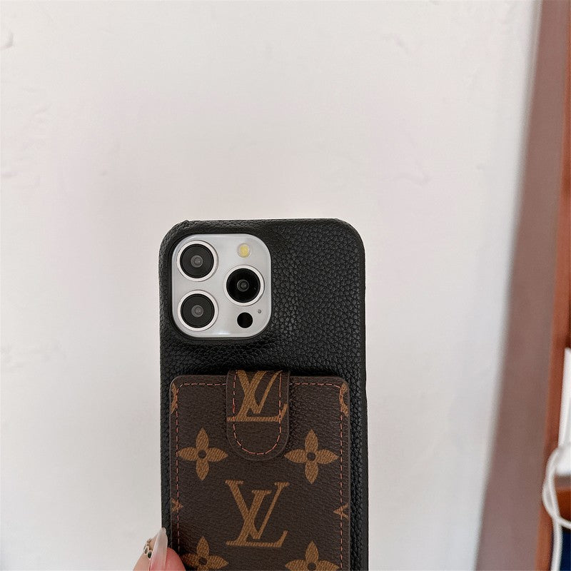 Θήκη για iPhone με αλυσίδα χιαστί για κάρτες πολυτελείας