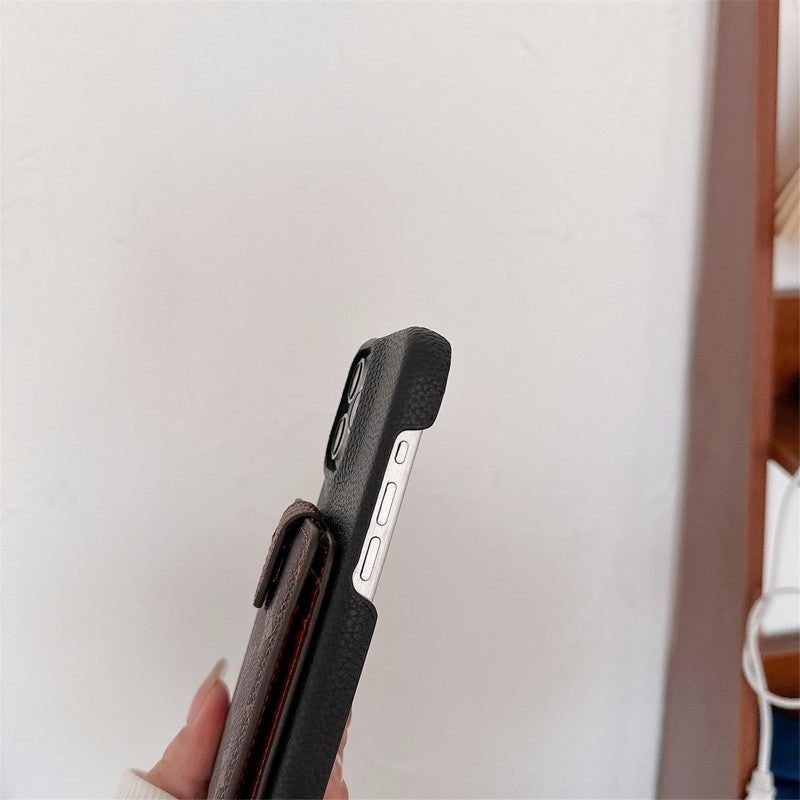 Θήκη για iPhone με αλυσίδα χιαστί για κάρτες πολυτελείας