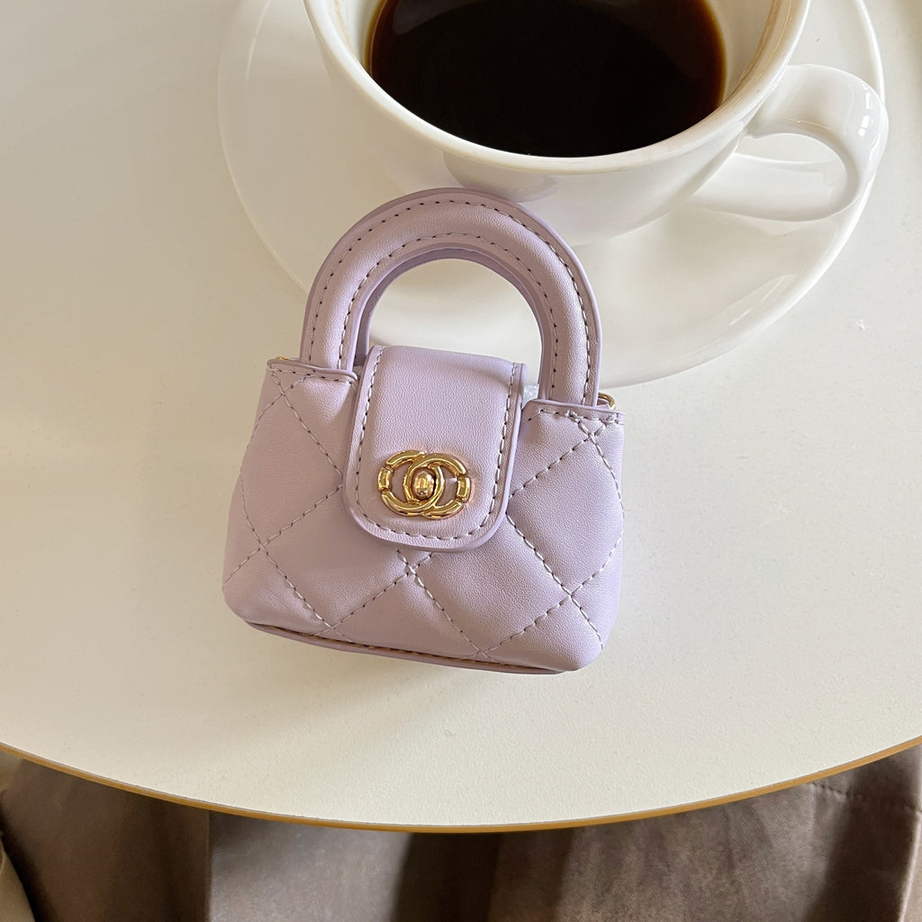 Cute Mini Handbag Style AirPods Case with Chain Strap