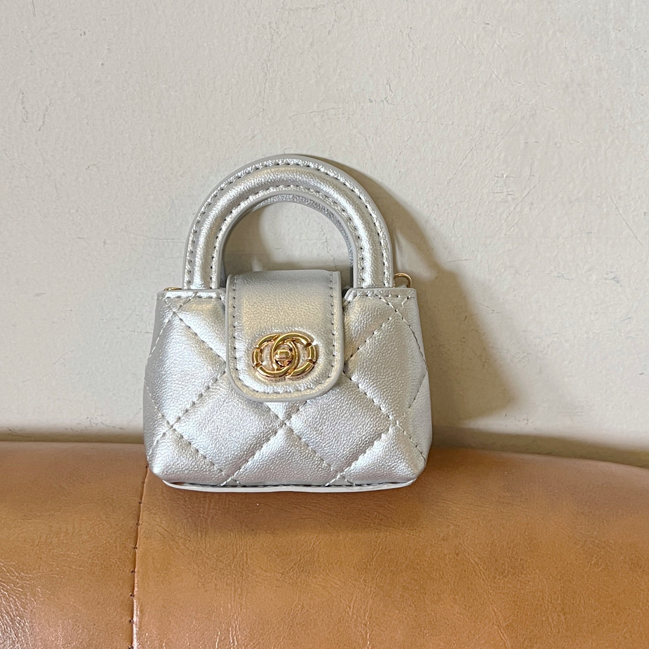 Cute Mini Handbag Style AirPods Case with Chain Strap