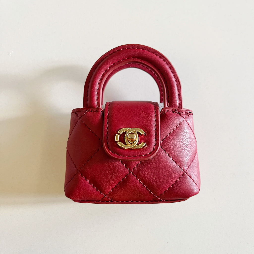 Cute Mini Handbag Style AirPods Case with Chain Strap