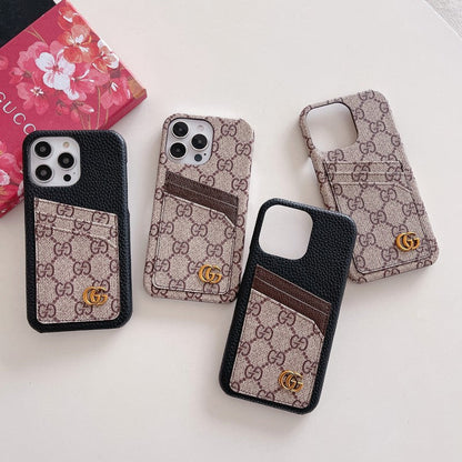 Premium Card Bag Klassiskt iPhone-fodral