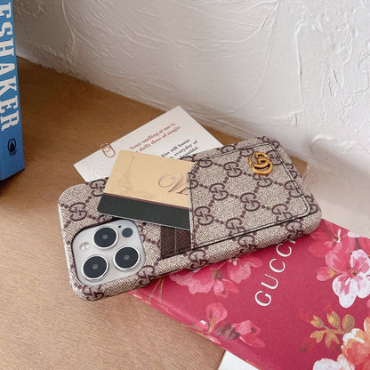 Premium Card Bag Klassiskt iPhone-fodral