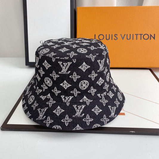 Monagram só Denim Buicéad Hata | Dearthóir Só 1v Hat