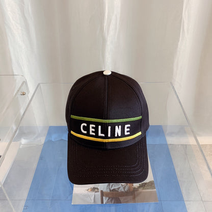 کلاه بیسبال نخی دوزی CELINE | کلاه قابل تنظیم طراح لوکس