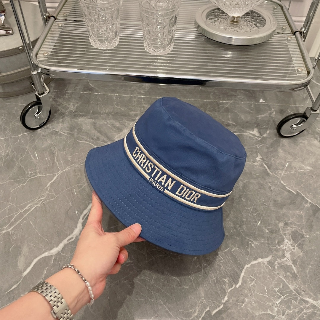 Klassisk vintage broderet webbing bøttehat