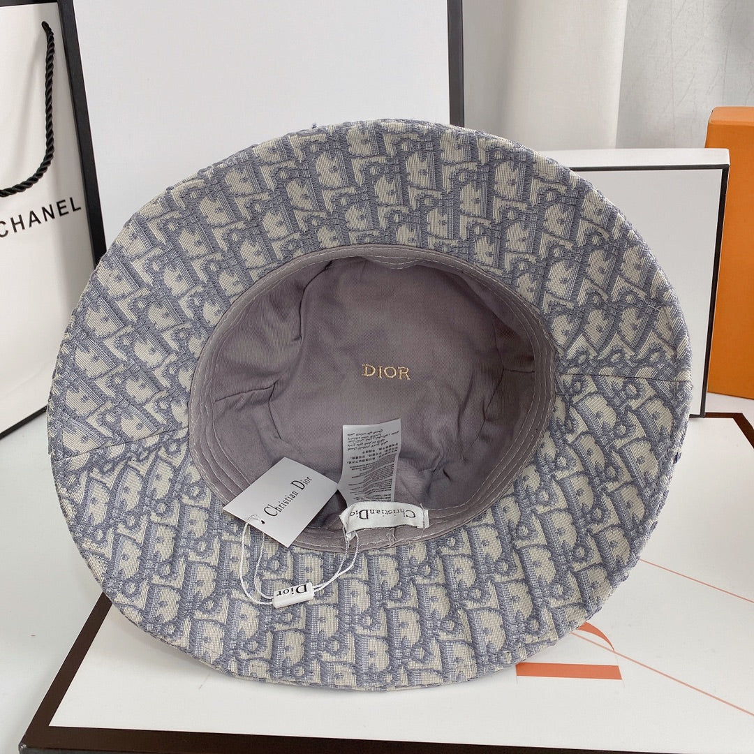 Vintage Oblique Logo Jacquard Bucket Hat miehille & naisille