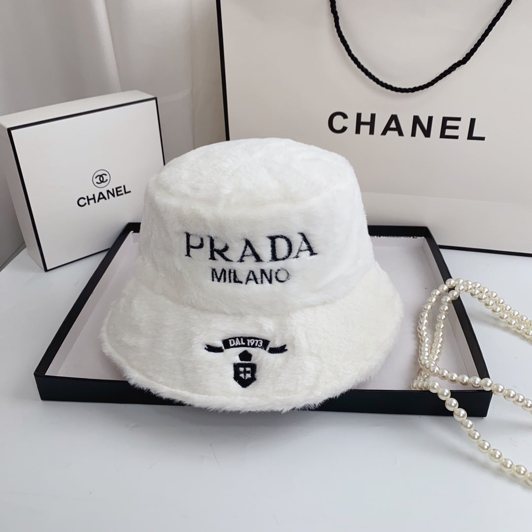 Fashion Milano Chapeau bob en fausse fourrure en peluche | Chapeau d'hiver de créateur de luxe