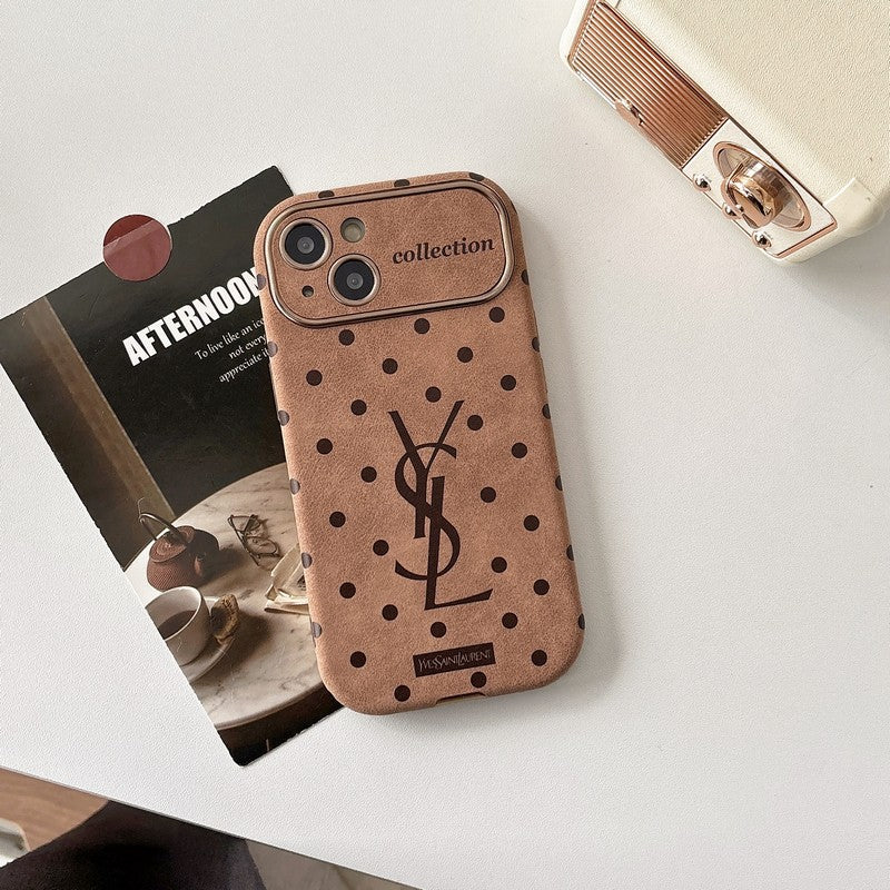 Δερμάτινη θήκη για iPhone Saint Brown