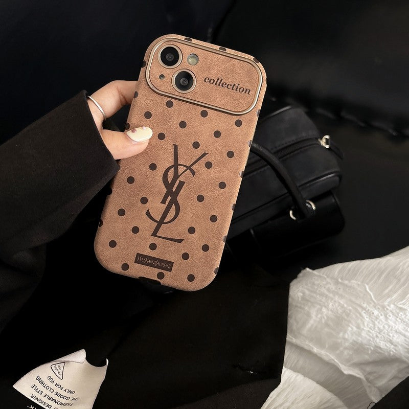 Δερμάτινη θήκη για iPhone Saint Brown