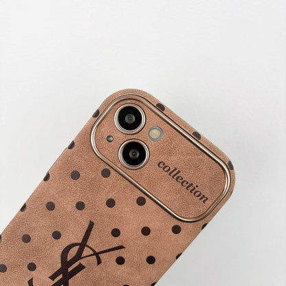 Δερμάτινη θήκη για iPhone Saint Brown