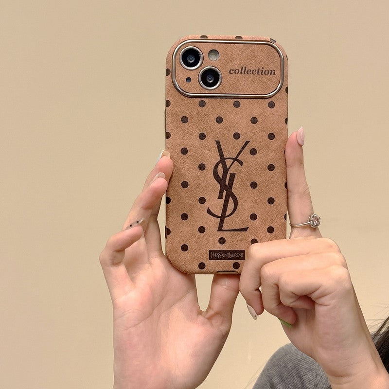 Δερμάτινη θήκη για iPhone Saint Brown