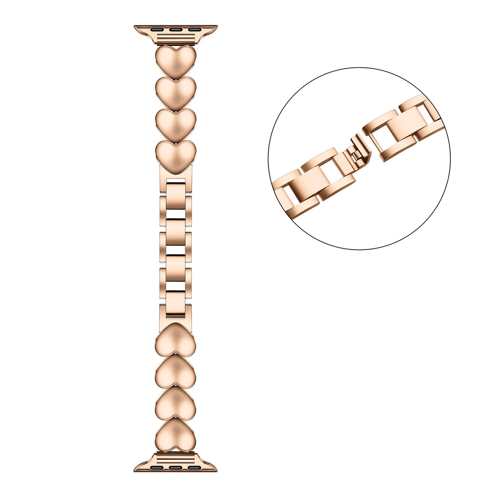 Aphrodite Heart Stainless Steel Band  for Apple Watch
