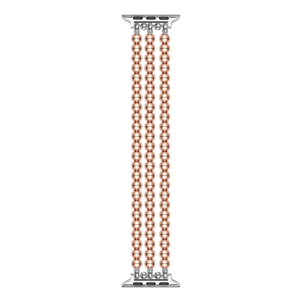 Nova Stainless Steel Beaded Band for Apple Watch