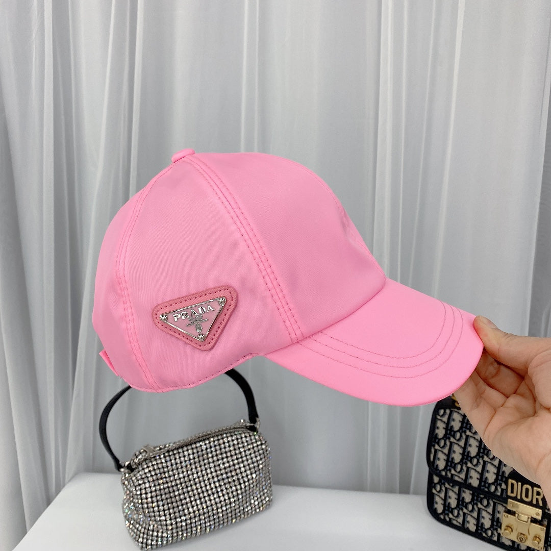 Czapka z daszkiem z trójkątnym logo Fashion | Luksusowy kapelusz projektanta