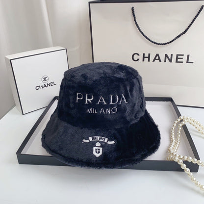 Fashion Milano Chapeau bob en fausse fourrure en peluche | Chapeau d'hiver de créateur de luxe