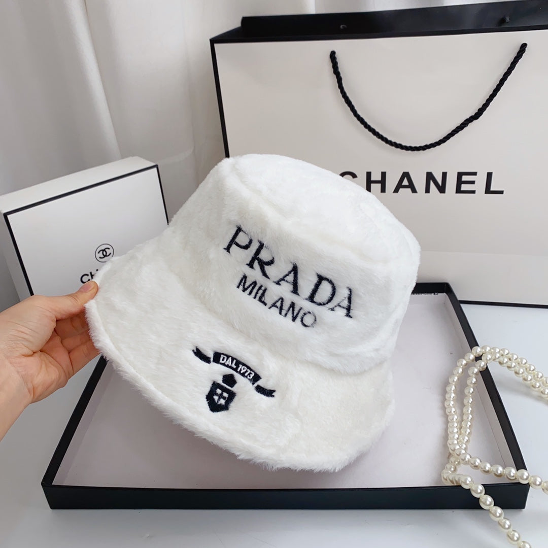 Fashion Milano Chapeau bob en fausse fourrure en peluche | Chapeau d'hiver de créateur de luxe