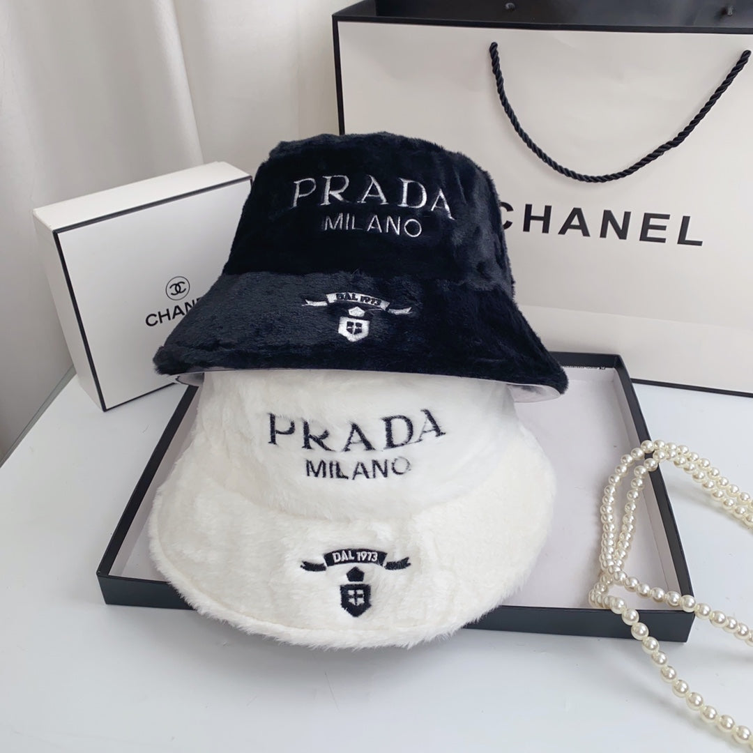 Fashion Milano Chapeau bob en fausse fourrure en peluche | Chapeau d'hiver de créateur de luxe