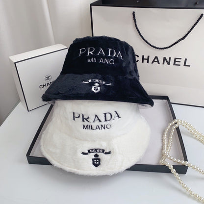 Fashion Milano Chapeau bob en fausse fourrure en peluche | Chapeau d'hiver de créateur de luxe